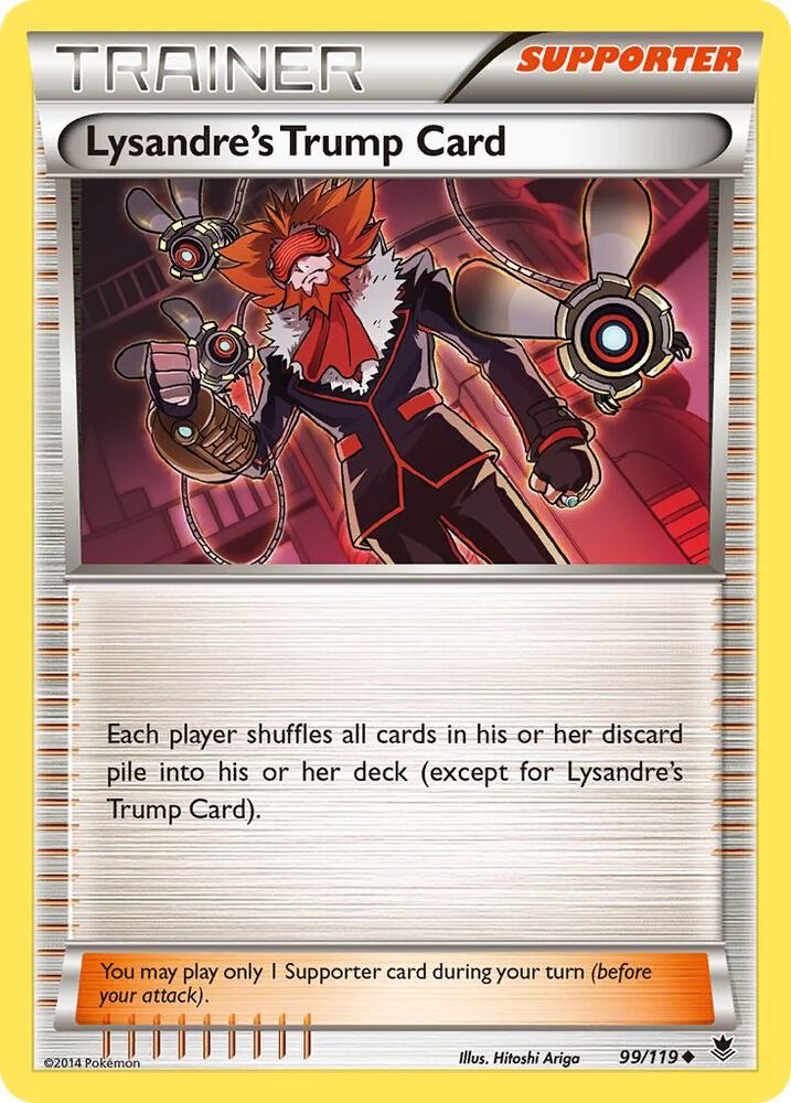 Lysandre's Trump Card 99/119 card from XY - Phantom Forces