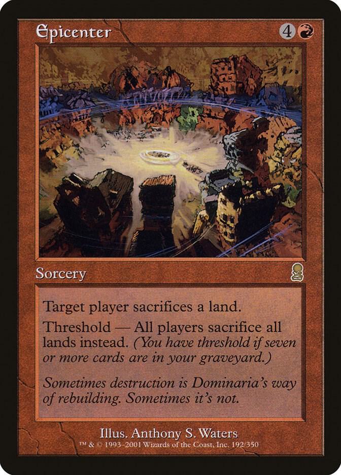 Epicenter 192 card from Odyssey