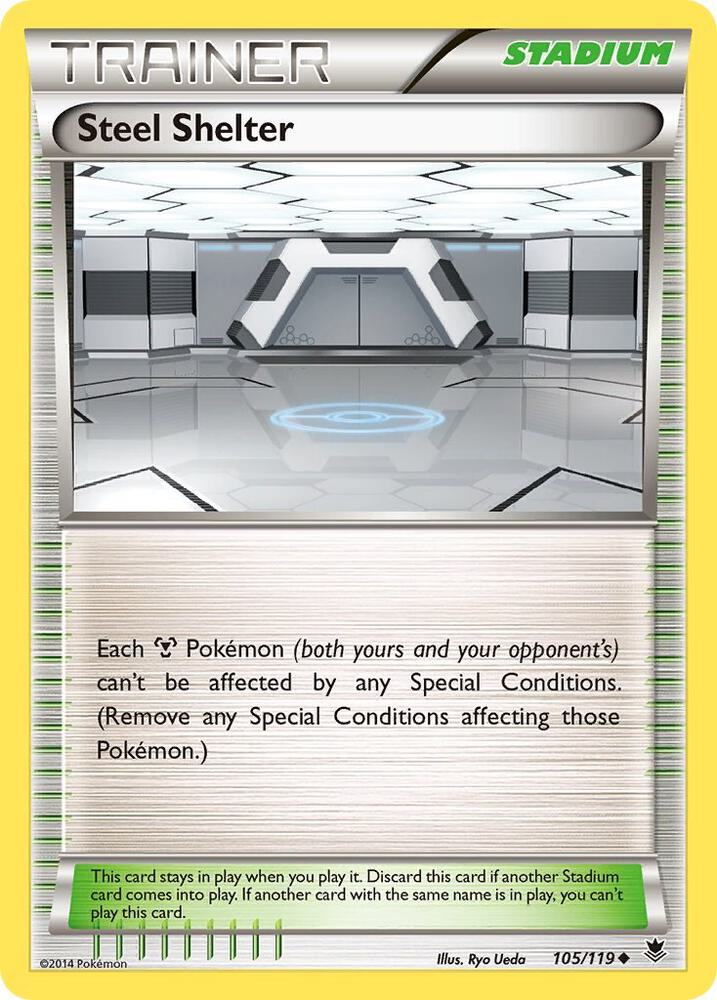 Steel Shelter 105/119 card from XY - Phantom Forces