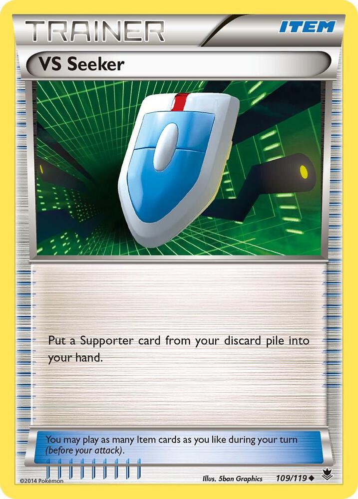 VS Seeker 109/119 card from XY - Phantom Forces