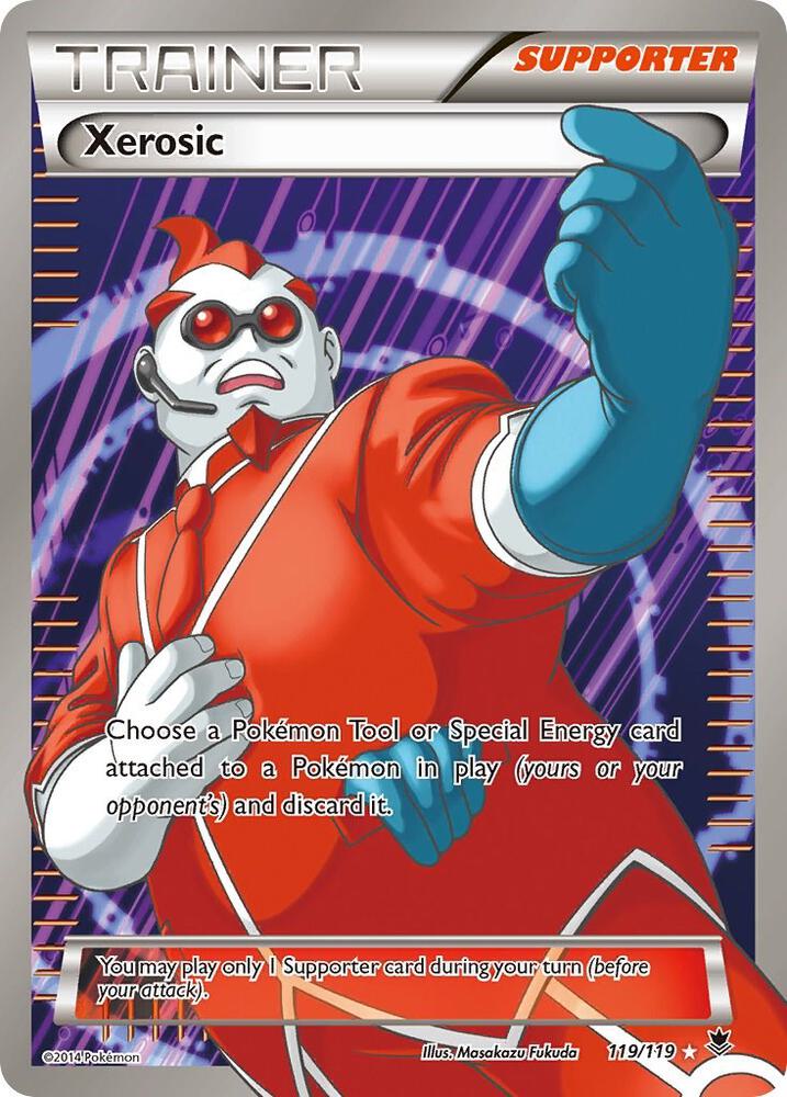 Xerosic (119 Full Art) 119/119 card from XY - Phantom Forces