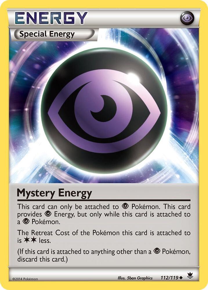 Mystery Energy 112/119 card from XY - Phantom Forces