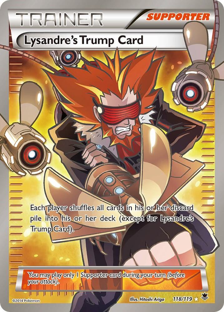 Lysandre's Trump Card (118 Full Art) 118/119 card from XY - Phantom Forces