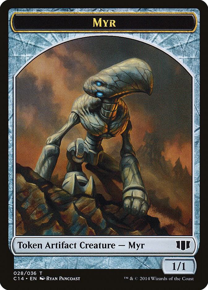Myr // Pentavite Double-Sided Token 28 // 29 card from Commander 2014