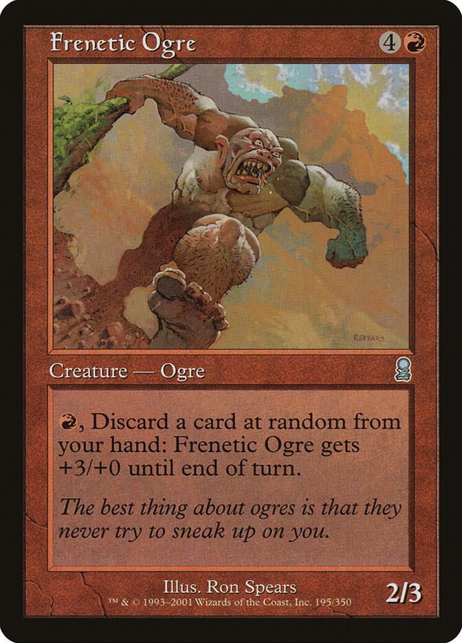 Frenetic Ogre 195 card from Odyssey