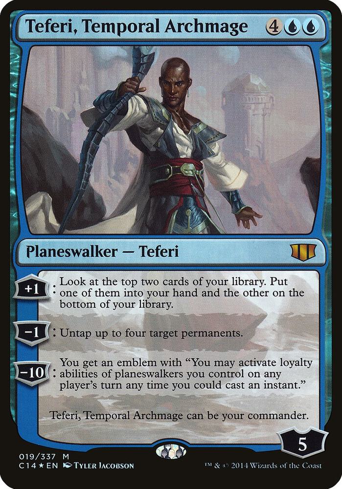 Teferi, Temporal Archmage (Commander 2014) 19 card from Oversize Cards