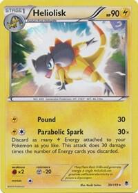 Heliolisk - 30/119 (XY Phantom Forces) 030/119 card from Deck Exclusives