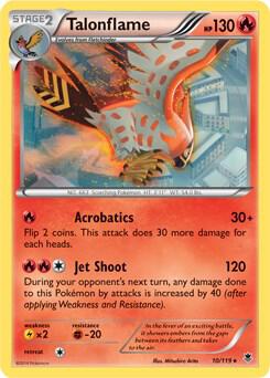 Talonflame - 10/119 (XY Phantom Forces) 010/119 card from Deck Exclusives