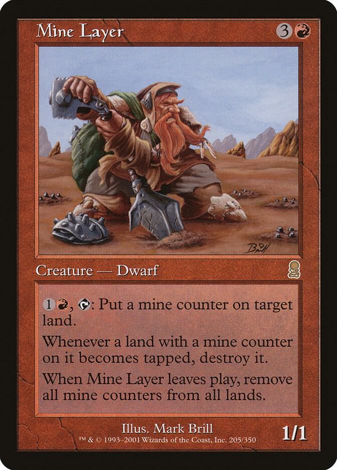 Mine Layer 205 card from Odyssey