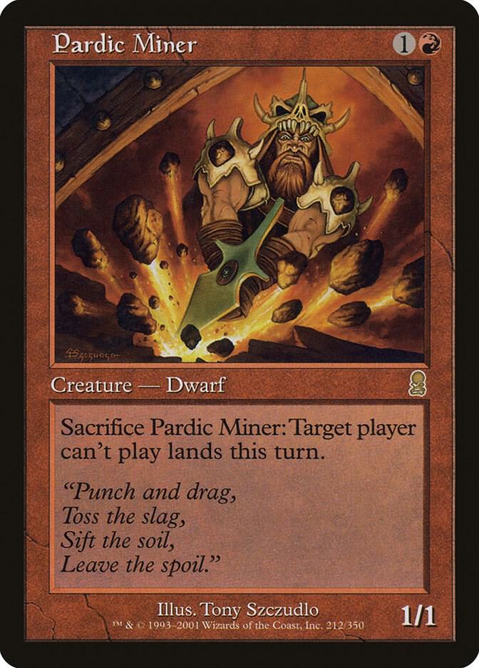 Pardic Miner 212 card from Odyssey