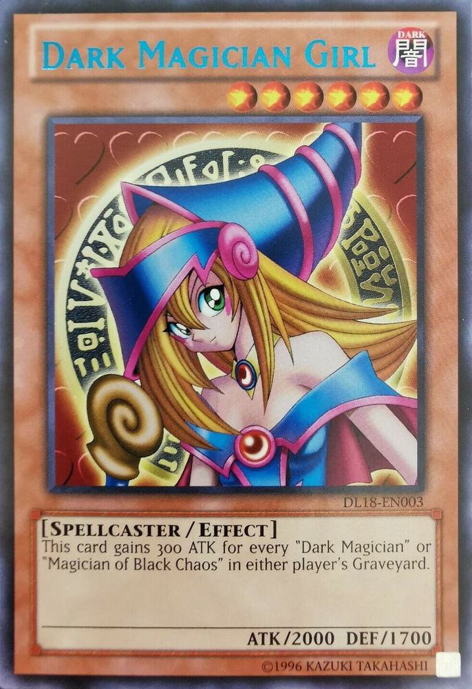 Dark Magician Girl (Blue) DL18-EN003 card from Duelist League Promo