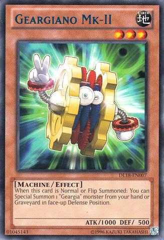 Geargiano Mk-II (Blue) DL18-EN007 card from Duelist League Promo