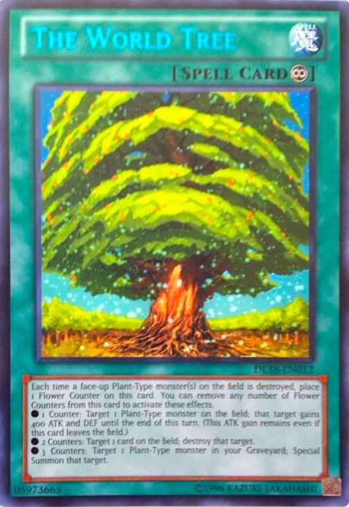 The World Tree (Blue) DL18-EN012 card from Duelist League Promo