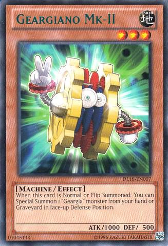 Geargiano Mk-II (Green) DL18-EN007 card from Duelist League Promo
