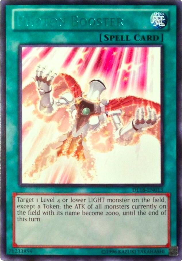 Photon Booster (Green) DL18-EN013 card from Duelist League Promo