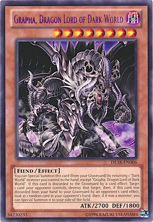 Grapha, Dragon Lord of Dark World (Purple) DL18-EN006 card from Duelist League Promo