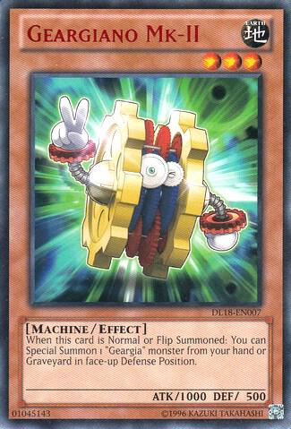 Geargiano Mk-II (Red) DL18-EN007 card from Duelist League Promo