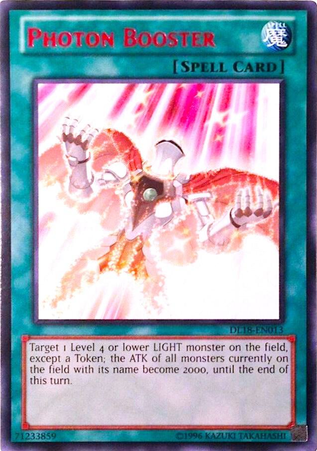 Photon Booster (Red) DL18-EN013 card from Duelist League Promo
