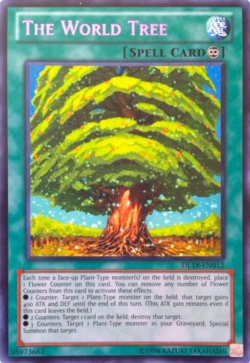 The World Tree (Purple) DL18-EN012 card from Duelist League Promo