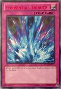 Torrential Tribute (Red) DL18-EN016 card from Duelist League Promo