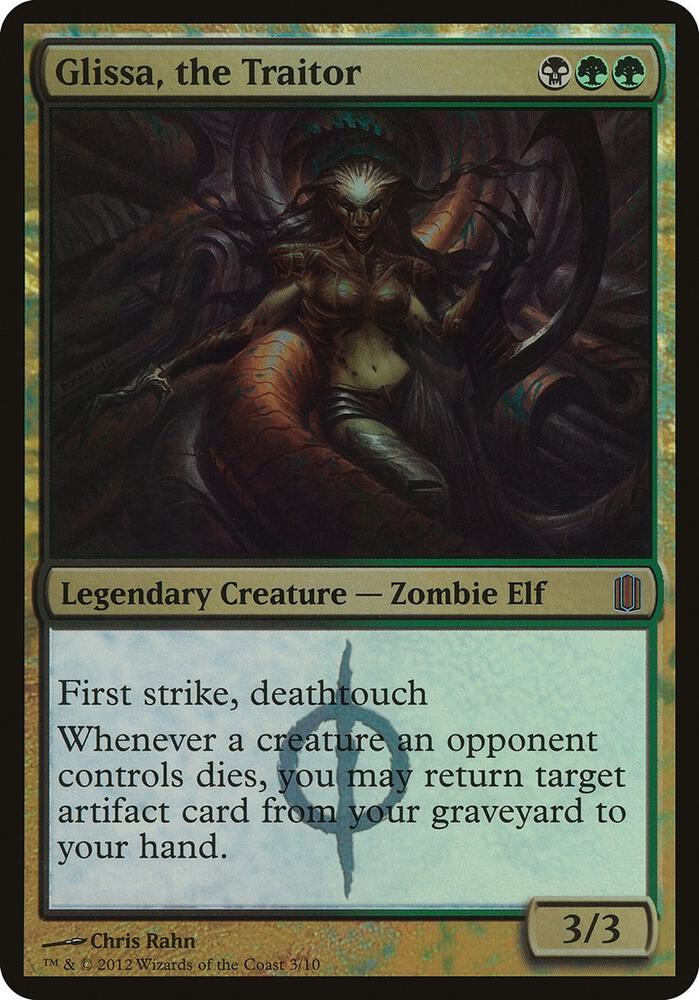 Glissa, the Traitor (Commander's Arsenal) card from Oversize Cards