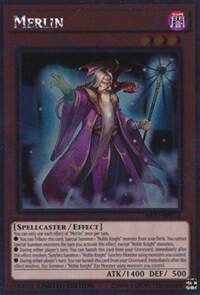 Merlin NKRT-EN001 card from Noble Knights of the Round Table Box Set
