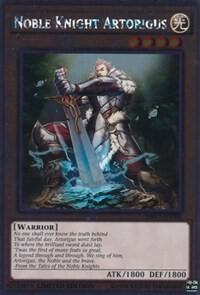 Noble Knight Artorigus NKRT-EN003 card from Noble Knights of the Round Table Box Set