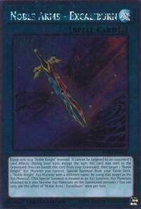 Noble Arms - Excaliburn NKRT-EN023 card from Noble Knights of the Round Table Box Set