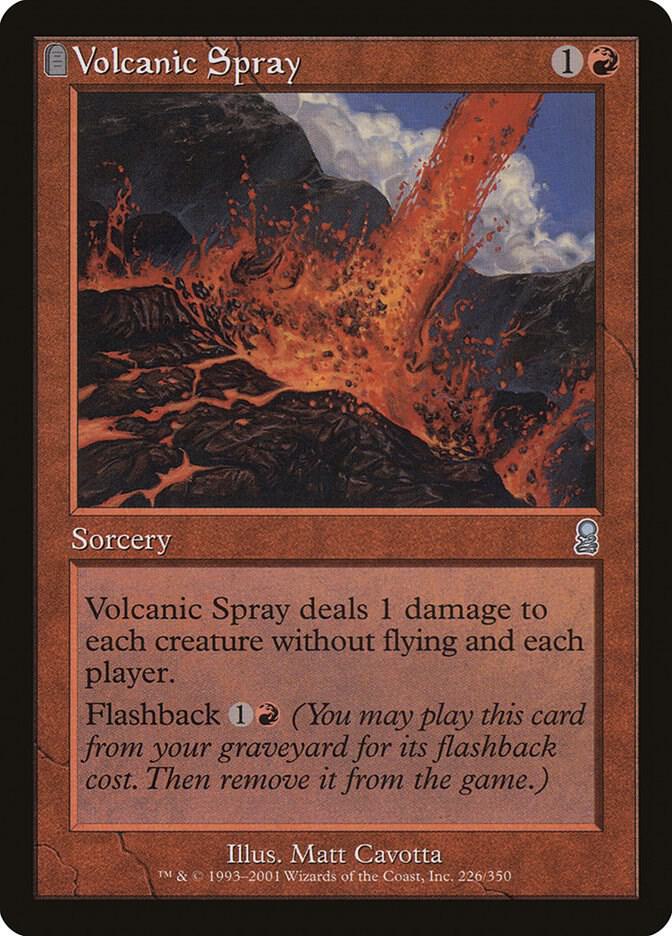 Volcanic Spray 226 card from Odyssey