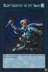 Reinforcement of the Army NKRT-EN026 card from Noble Knights of the Round Table Box Set