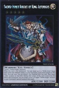 Sacred Noble Knight of King Artorigus NKRT-EN038 card from Noble Knights of the Round Table Box Set