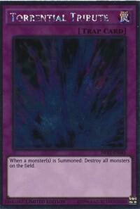 Torrential Tribute NKRT-EN043 card from Noble Knights of the Round Table Box Set