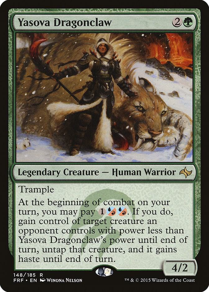 Yasova Dragonclaw 148 card from Fate Reforged
