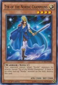 Tyr of the Nordic Champions LC5D-EN186 card from Legendary Collection 5D's