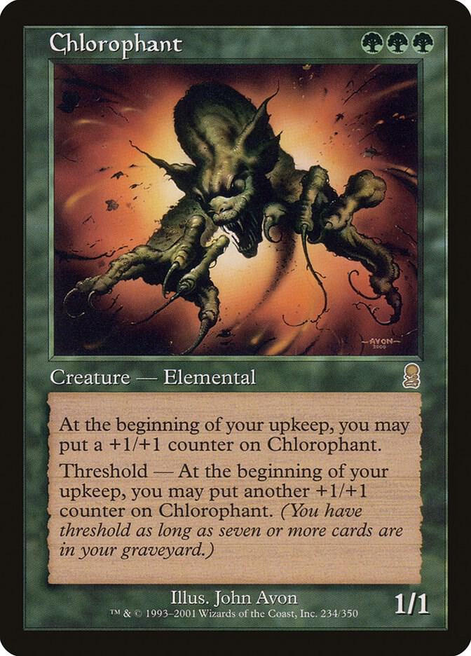 Chlorophant 234 card from Odyssey