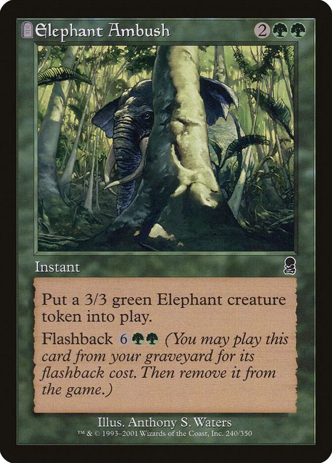 Elephant Ambush 240 card from Odyssey