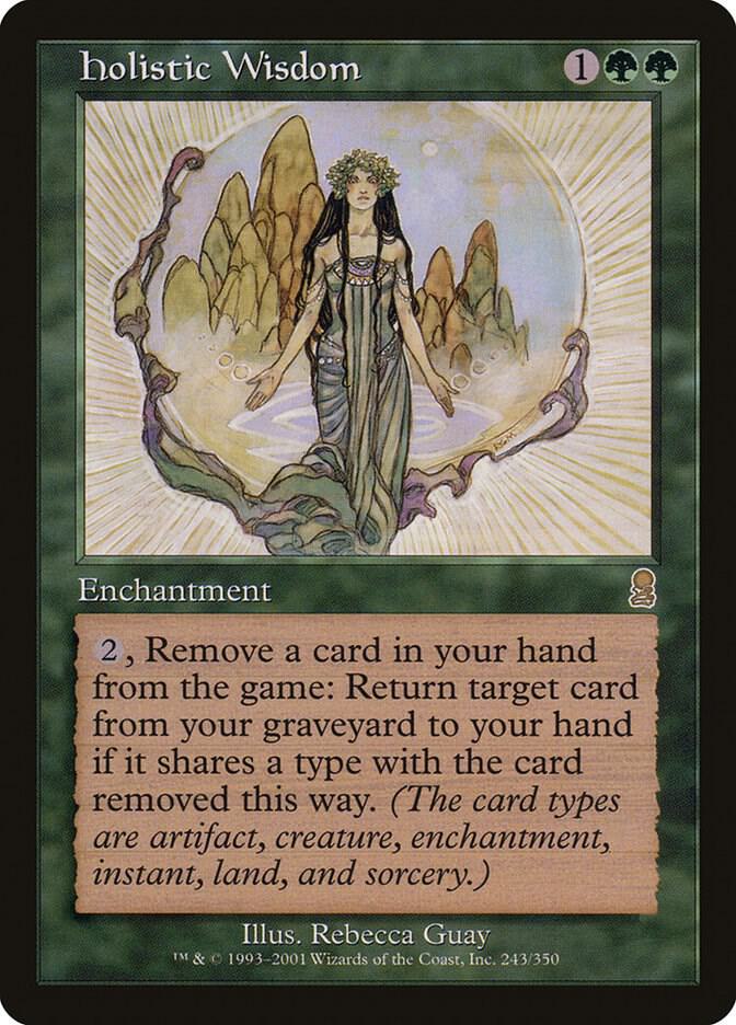 Holistic Wisdom 243 card from Odyssey
