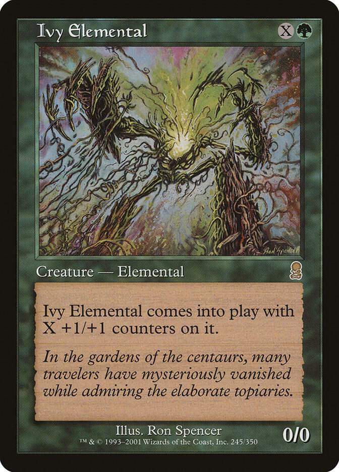 Ivy Elemental 245 card from Odyssey