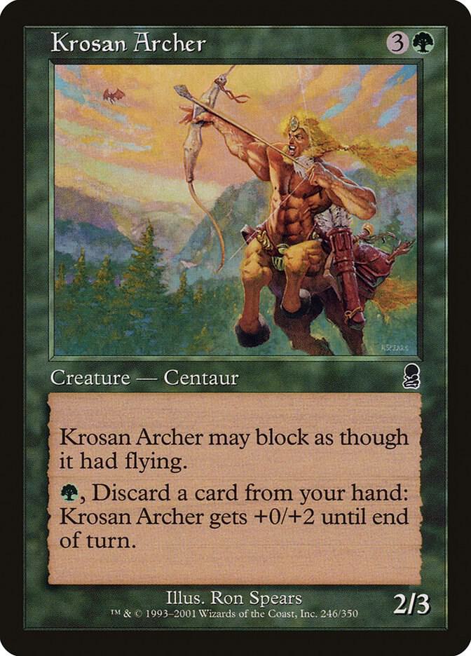 Krosan Archer 246 card from Odyssey