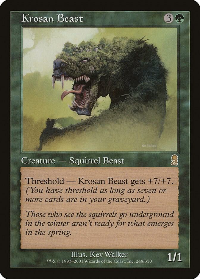 Krosan Beast 248 card from Odyssey