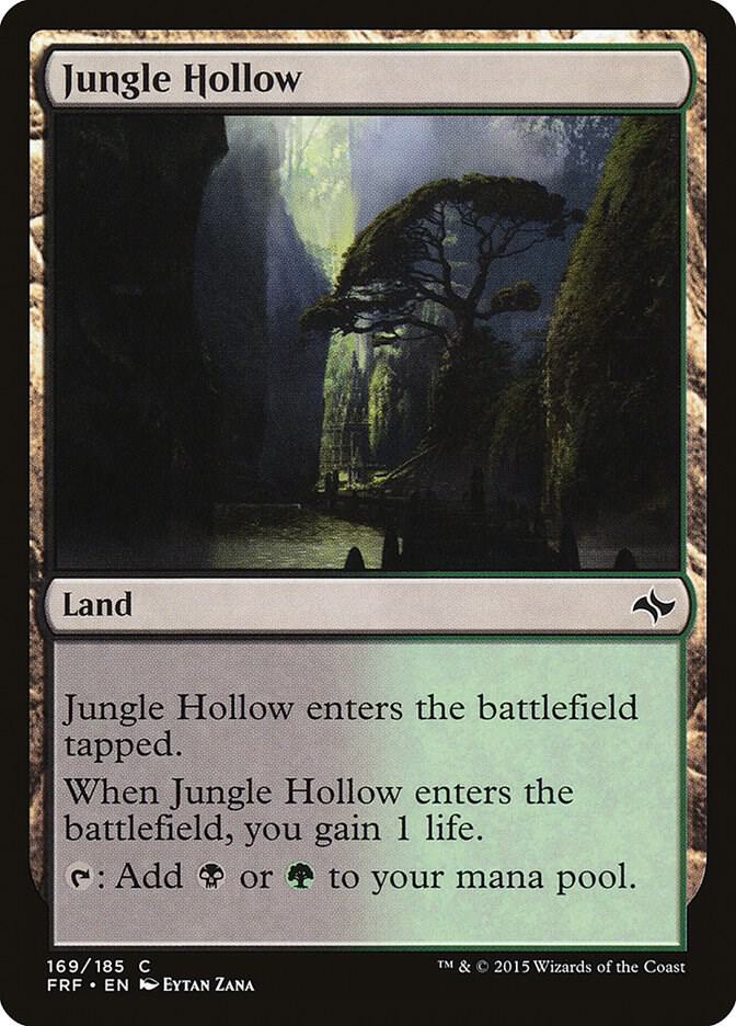 Jungle Hollow 169 card from Fate Reforged