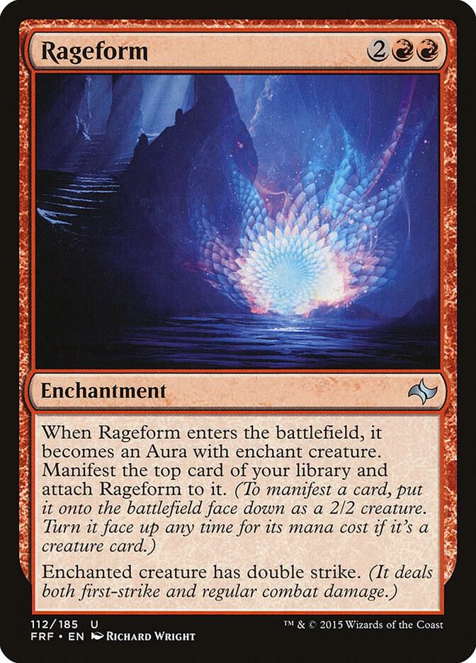 Rageform 112 card from Fate Reforged