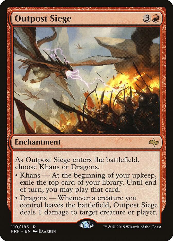 Outpost Siege 110 card from Fate Reforged
