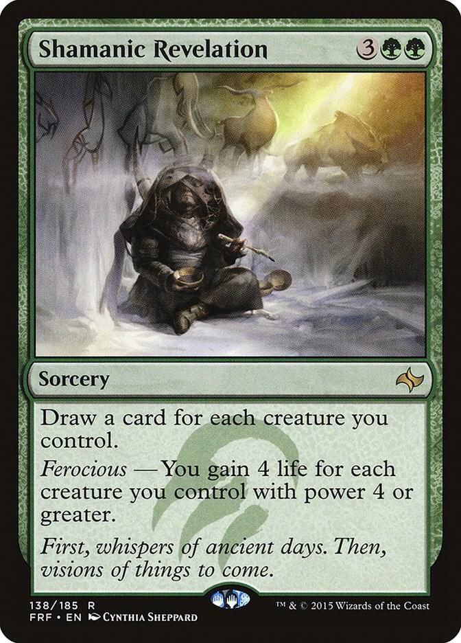 Shamanic Revelation 138 card from Fate Reforged