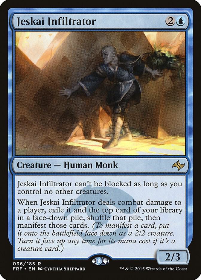 Jeskai Infiltrator 36 card from Fate Reforged