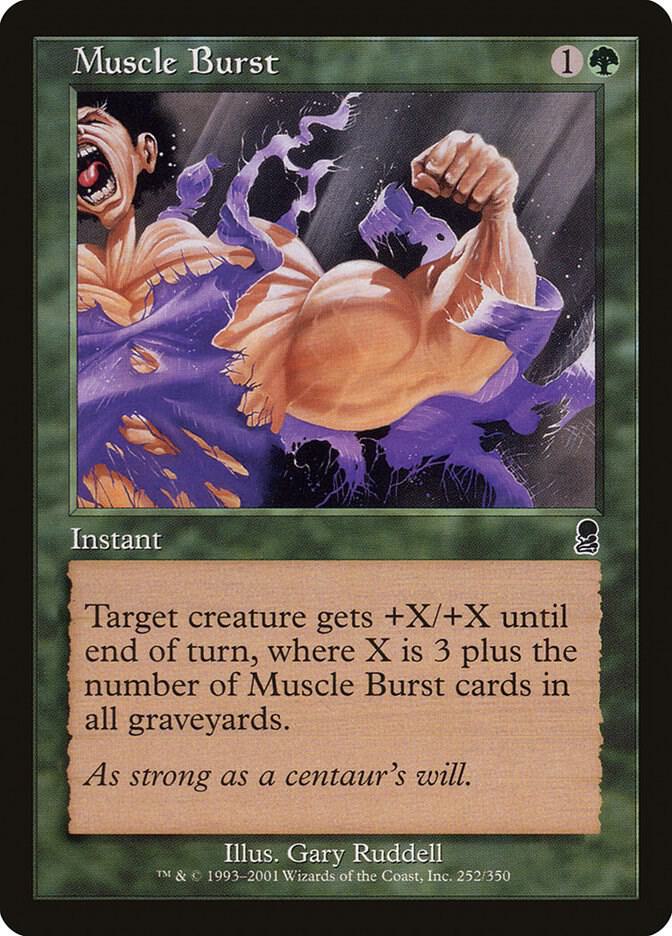 Muscle Burst 252 card from Odyssey