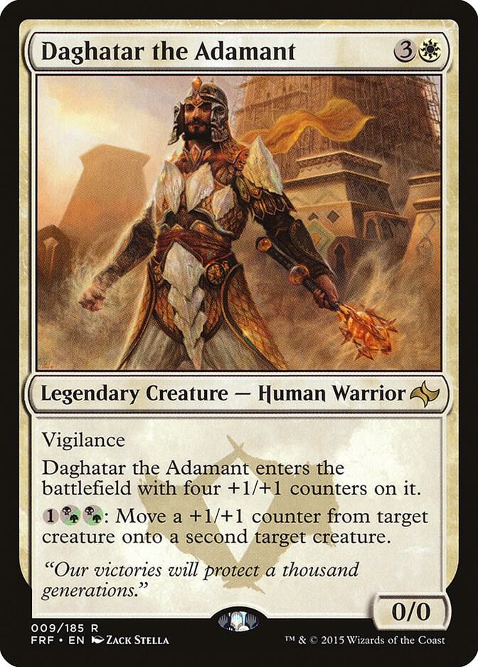 Daghatar the Adamant 9 card from Fate Reforged
