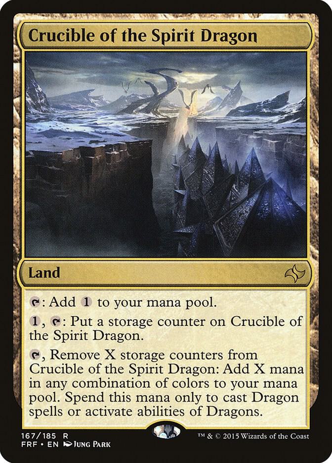 Crucible of the Spirit Dragon 167 card from Fate Reforged