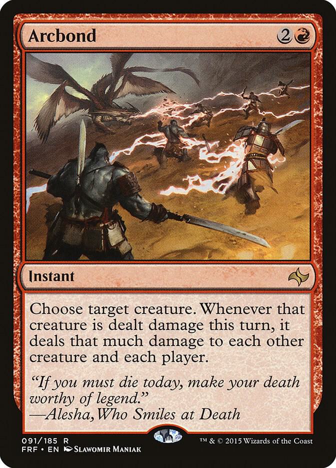 Arcbond 91 card from Fate Reforged