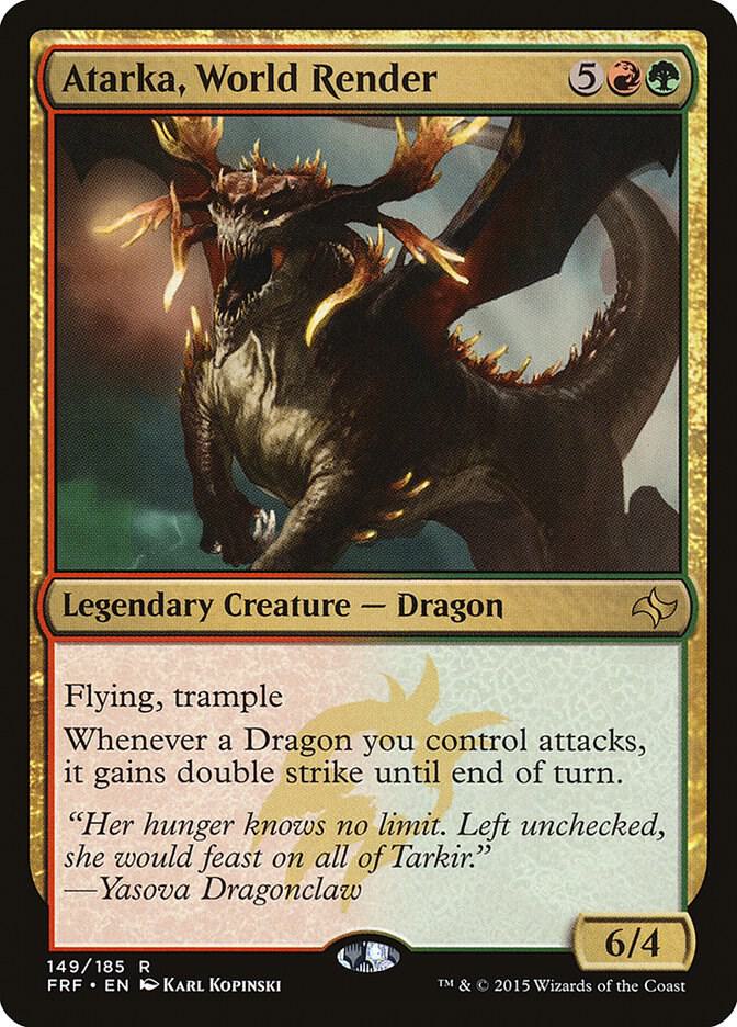 Atarka, World Render 149 card from Fate Reforged